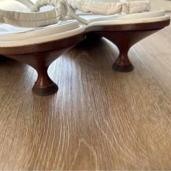 Tod’s Leather Thong Sandals with Heel - Picture 4 of 5